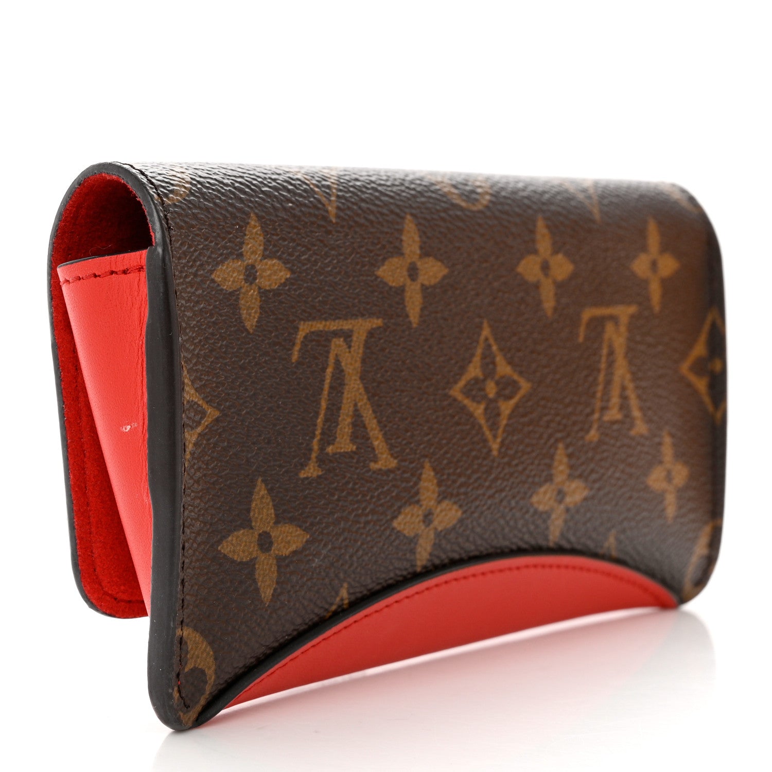 Louis Vuitton Monogram Woody Glasses Case Rouge 3 of 11
