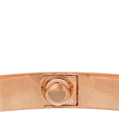 Cartier 18K Pink Gold 4 Diamond LOVE Bracelet 16 6 of 9