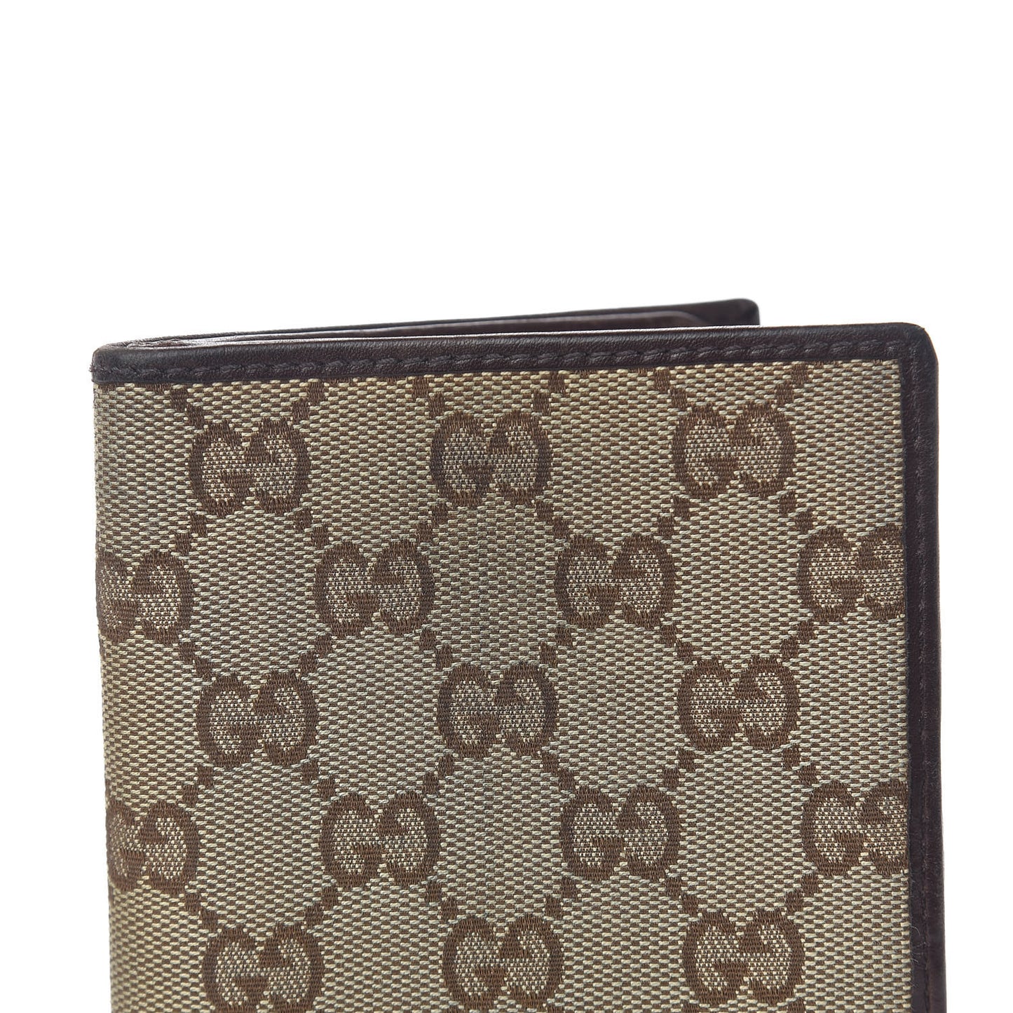 Monogram Mens New Britt Bi-Fold Wallet Dark Brown
