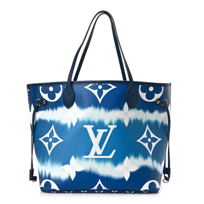 Louis Vuitton Monogram Escale Neverfull MM Blue 1 of 9