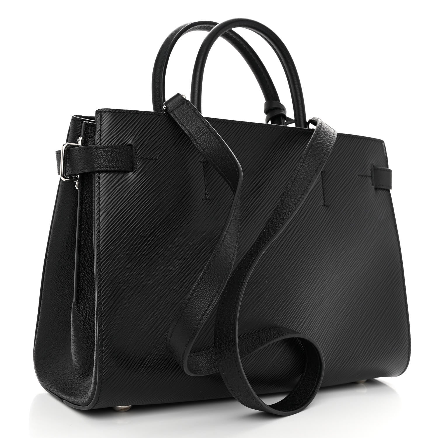 Louis Vuitton Epi Twist Tote Black 3 of 9