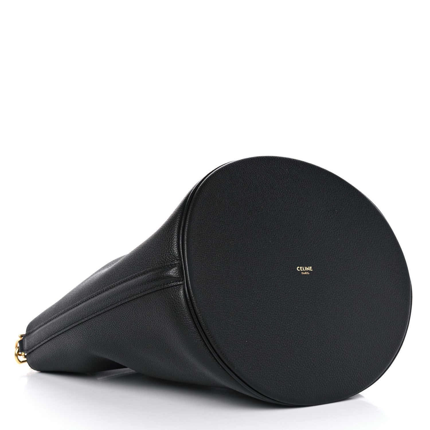 Celine Supple Grained Calfskin Bucket 16 Bag Black 5 of 12