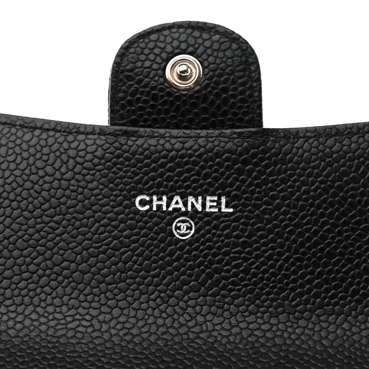 Chanel Caviar Quilted Large Gusset Flap Wallet Black 6 of 10