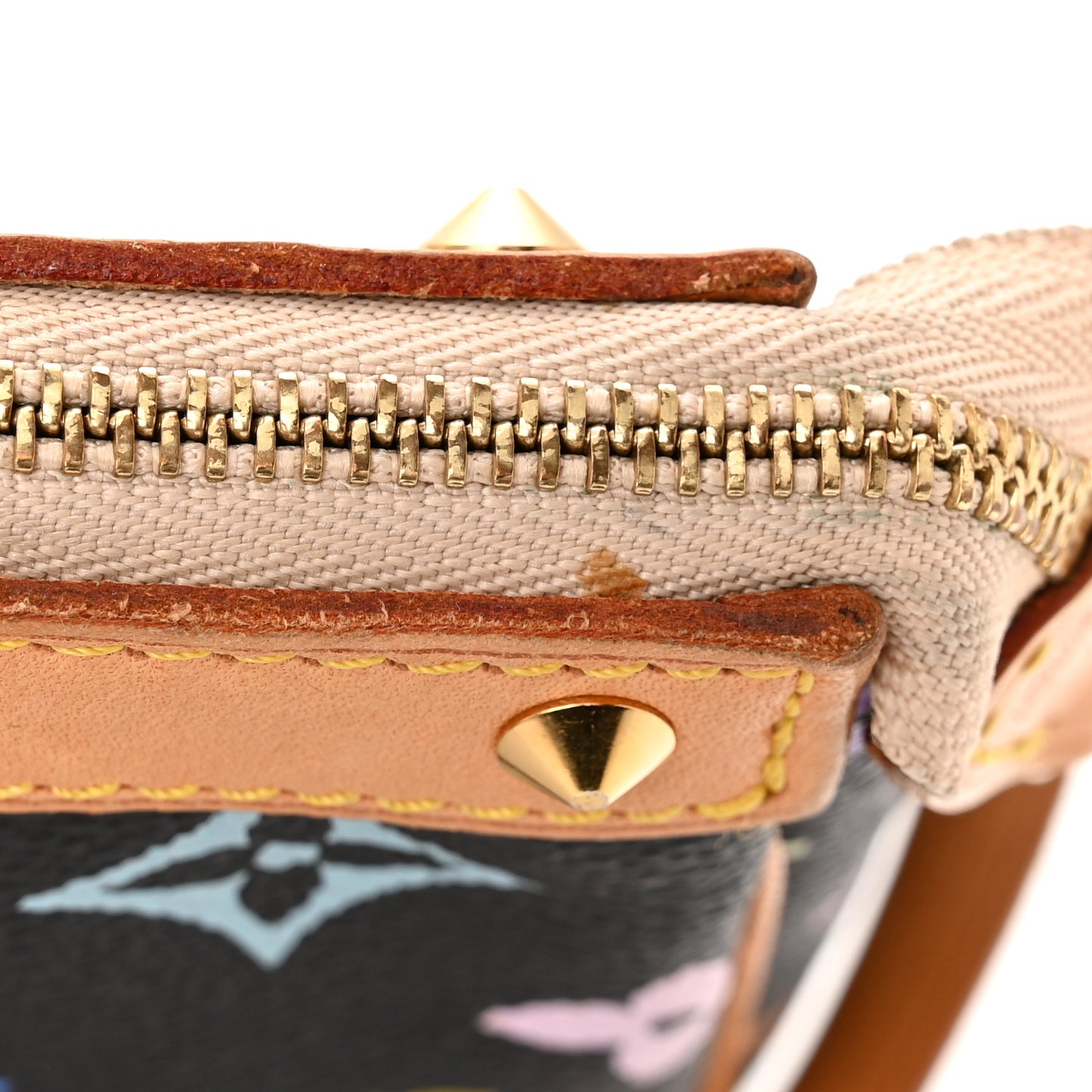 Monogram Multicolor Pochette Accessories Black