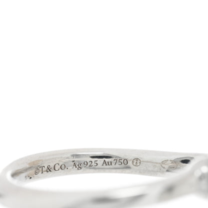 Tiffany 18K Yellow Gold Sterling Silver Return to Tiffany Love Bugs Butterfly Flower Ring 47 4 4 of 5