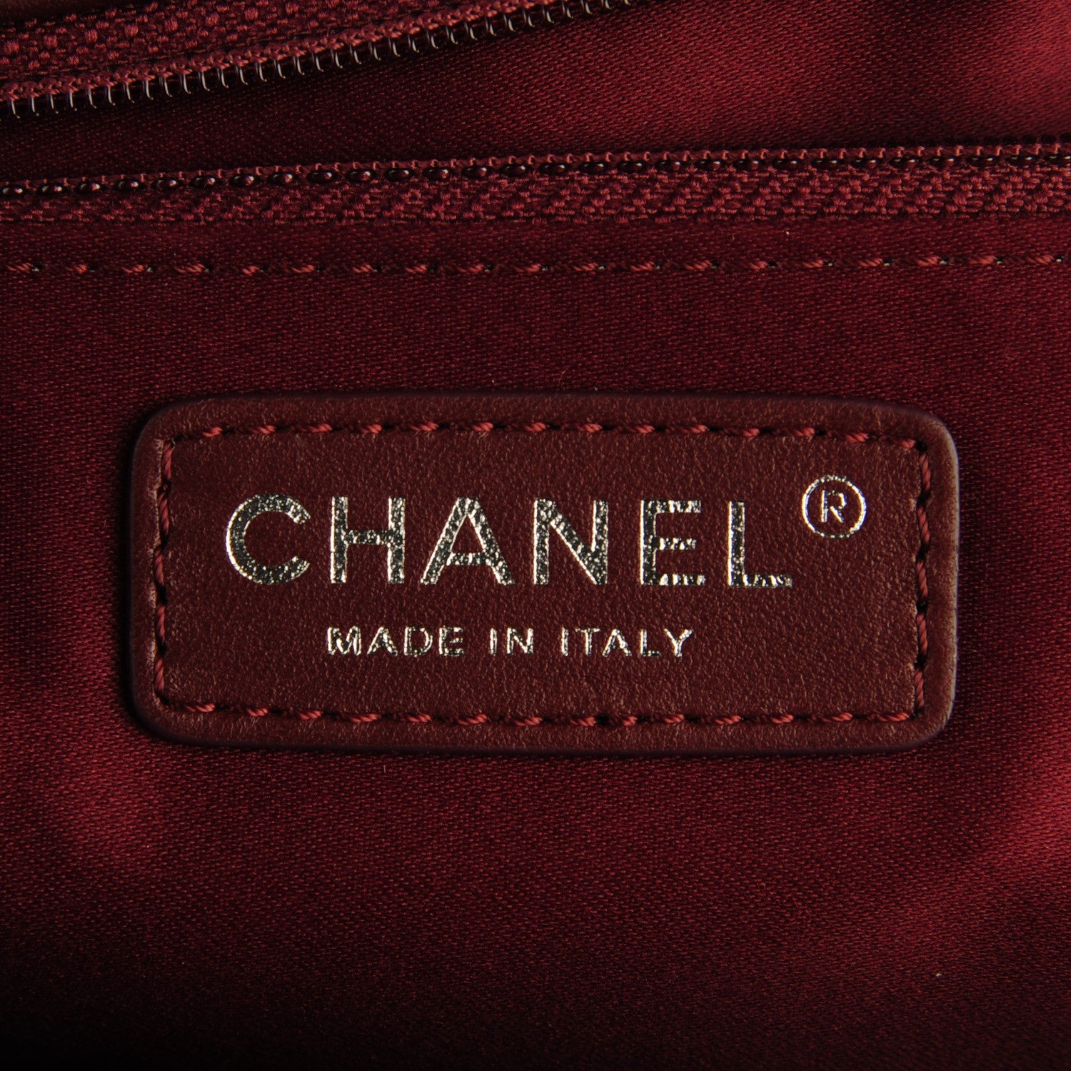Chanel Lambskin Quilted Large Around Pockets Flap Burgundy 7 of 8