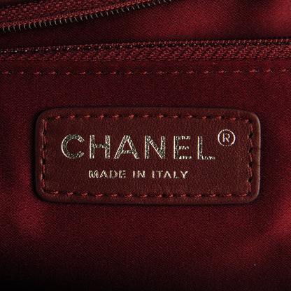 Chanel Lambskin Quilted Large Around Pockets Flap Burgundy 7 of 8