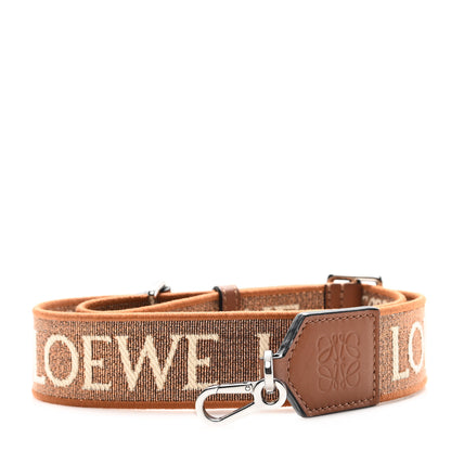 Loewe Calfskin Jacquard Anagram Strap Bronze Oak 1 of 3