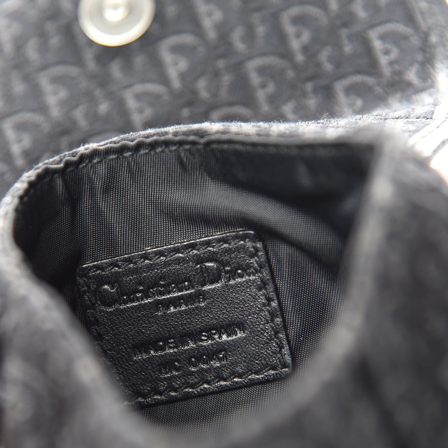 Monogram Crossbody Bag Black