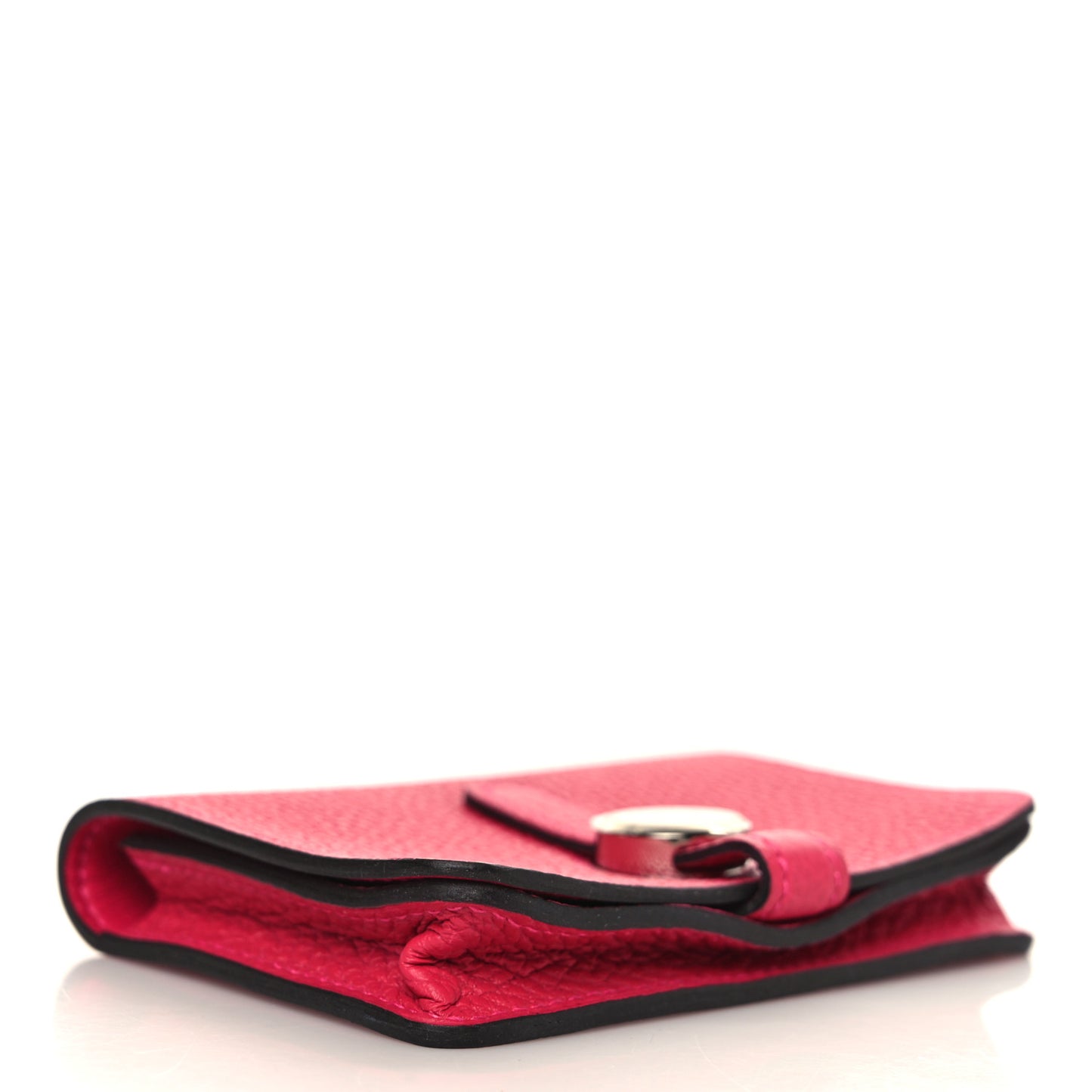 Togo Dogon Card Case Framboise