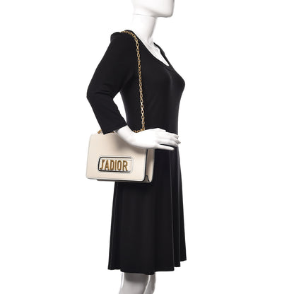 Christian Dior Calfskin J'Adior Chain Flap Bag Off White 2 of 8