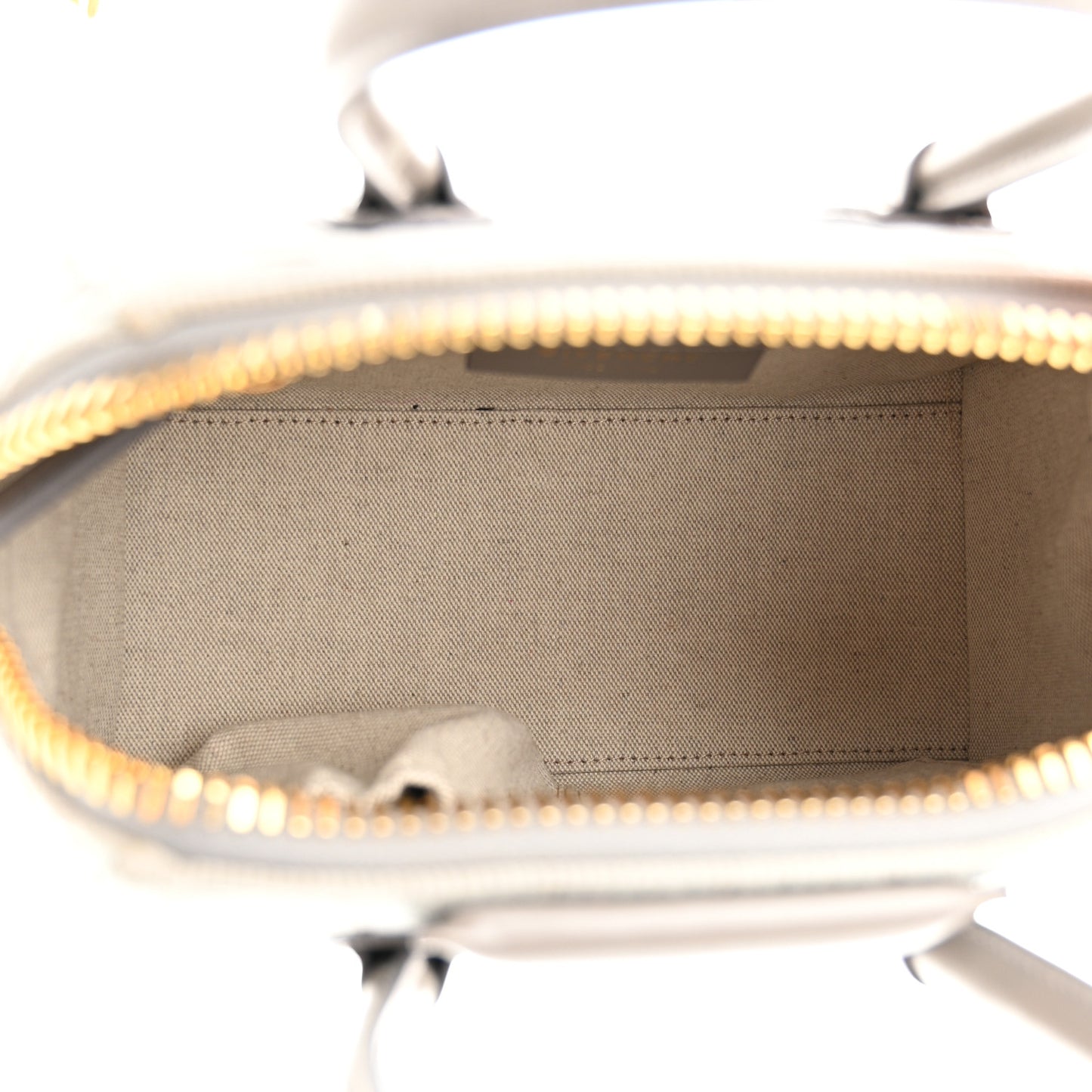 Canvas Jacquard Embroidered Calfskin 4G Mini Antigona Stone