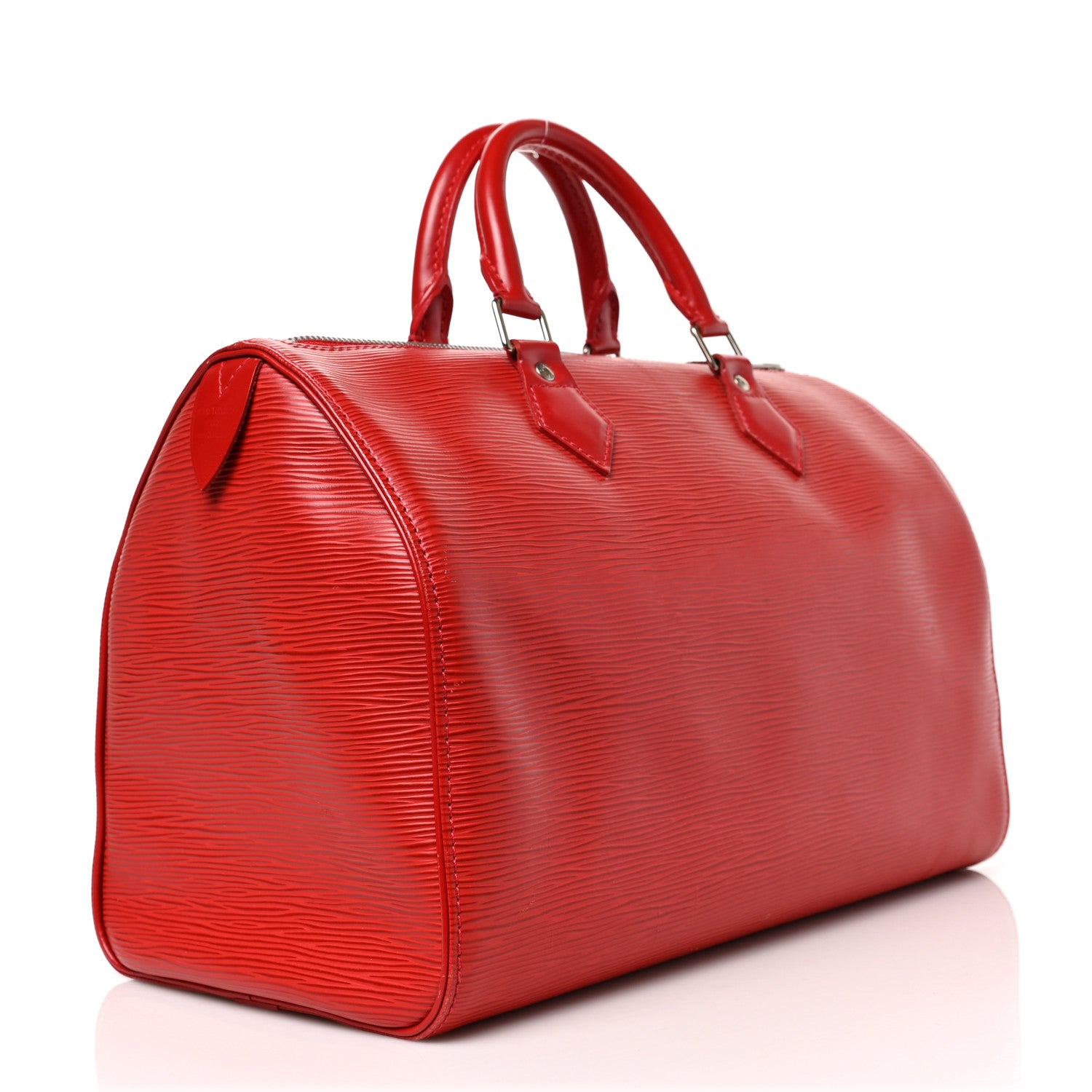 Louis Vuitton Epi Speedy 35 Castillan Red 3 of 10