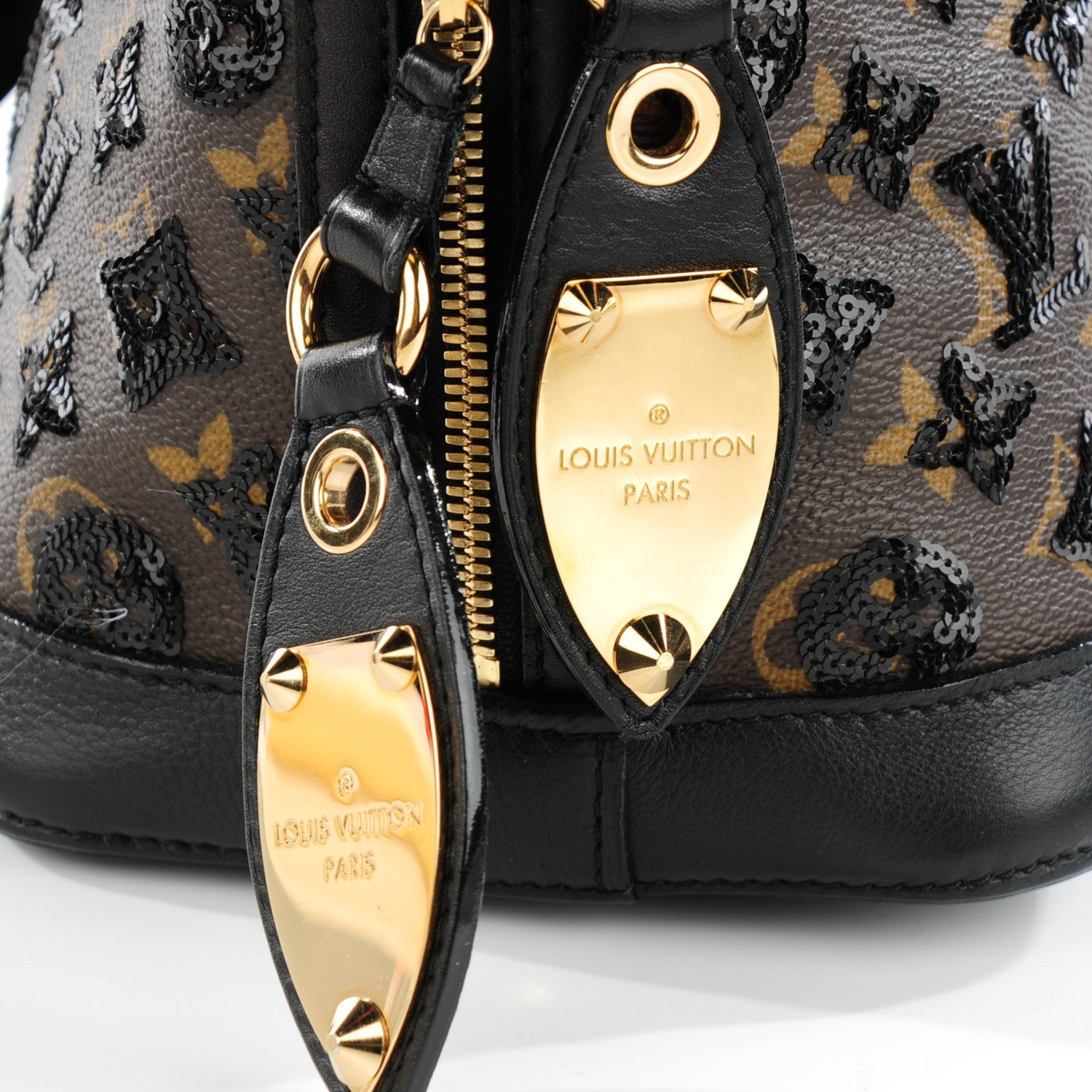 Louis Vuitton Monogram Sequins Eclipse Alma Black 4 of 8