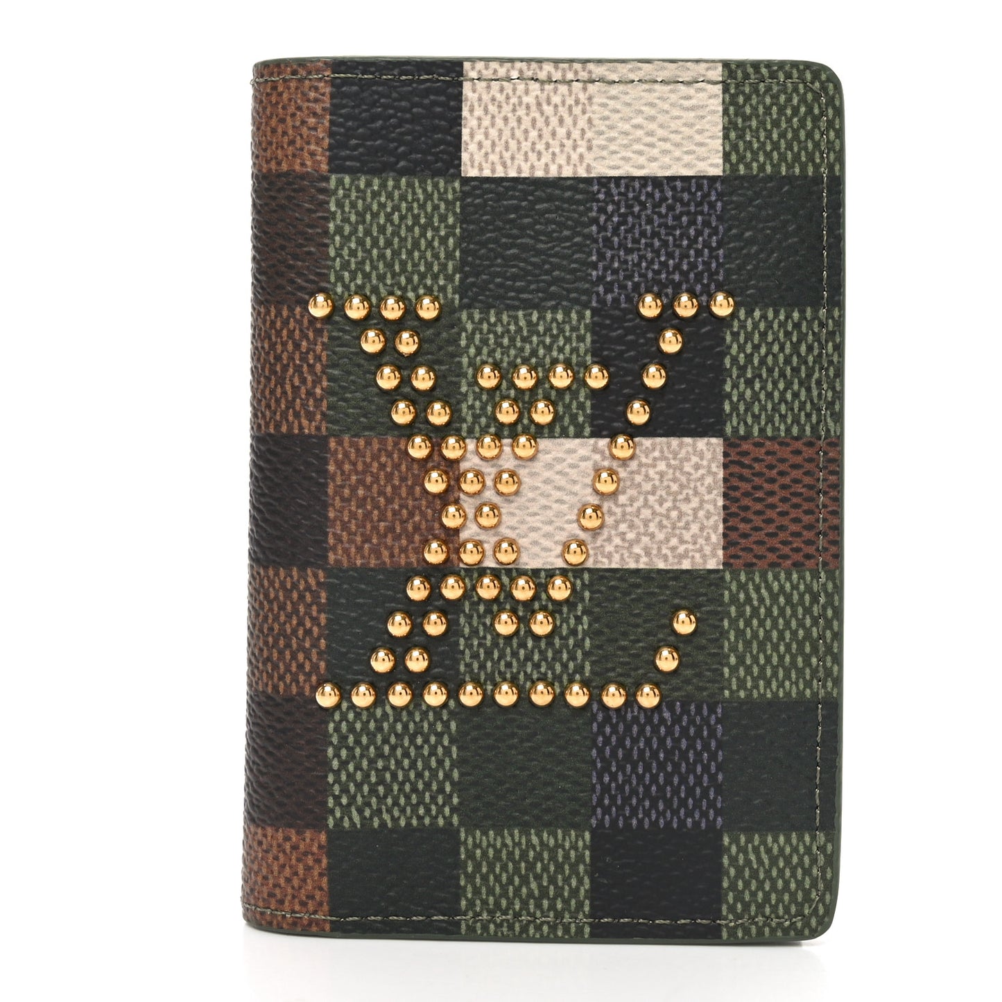 Damoflage Studded Pocket Organizer Green
