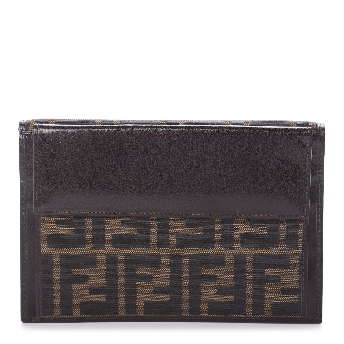 Jacquard Calfskin FF Wallet Tobacco