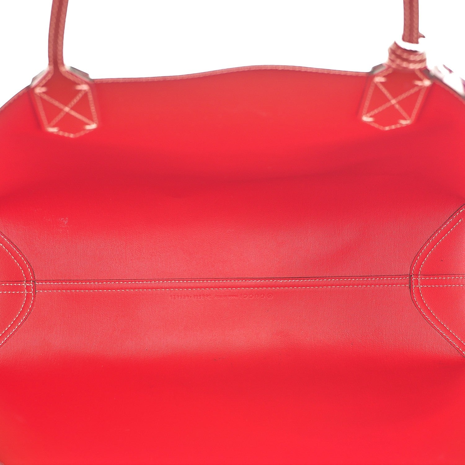 Gucci GG Supreme Monogram Medium Reversible Tote Beige Red 6 of 7