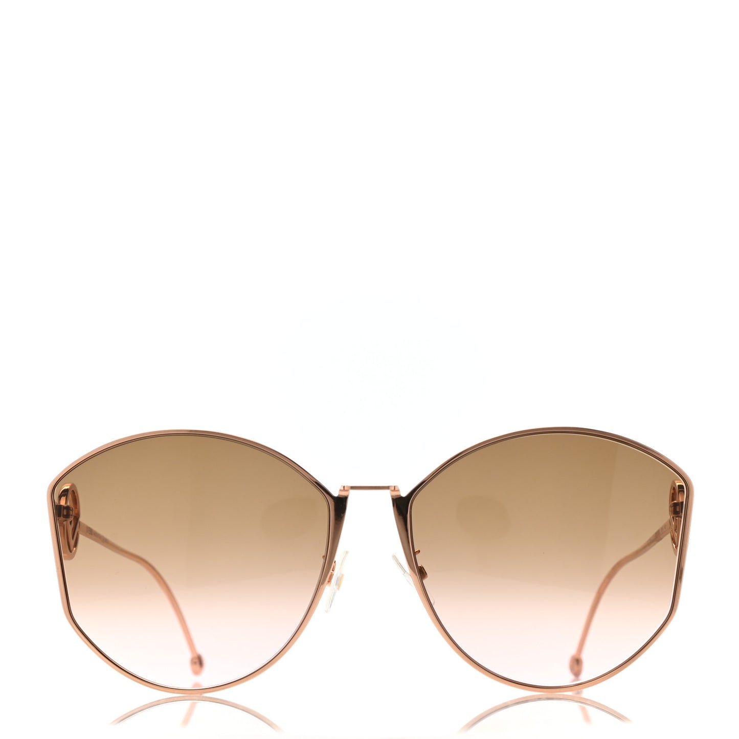 Metal F is Fendi Sunglasses FF 0335/F/S Gold