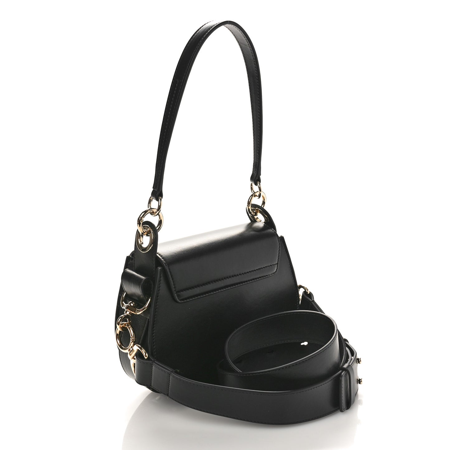 Calfskin Small Tess Bag Black