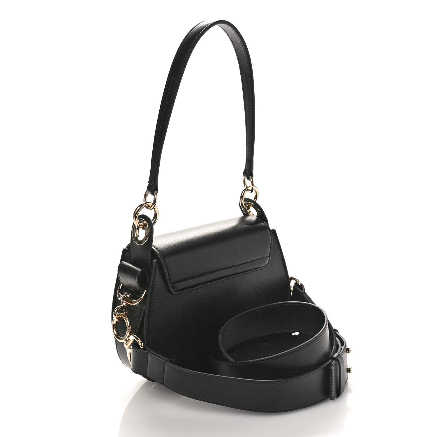 Chloe Calfskin Small Tess Bag Black 2 of 8