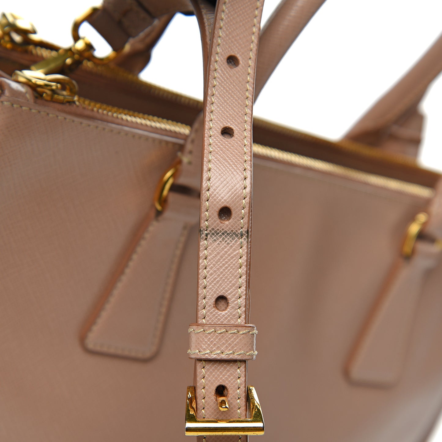 Saffiano Small Galleria Double Zip Tote Cammeo