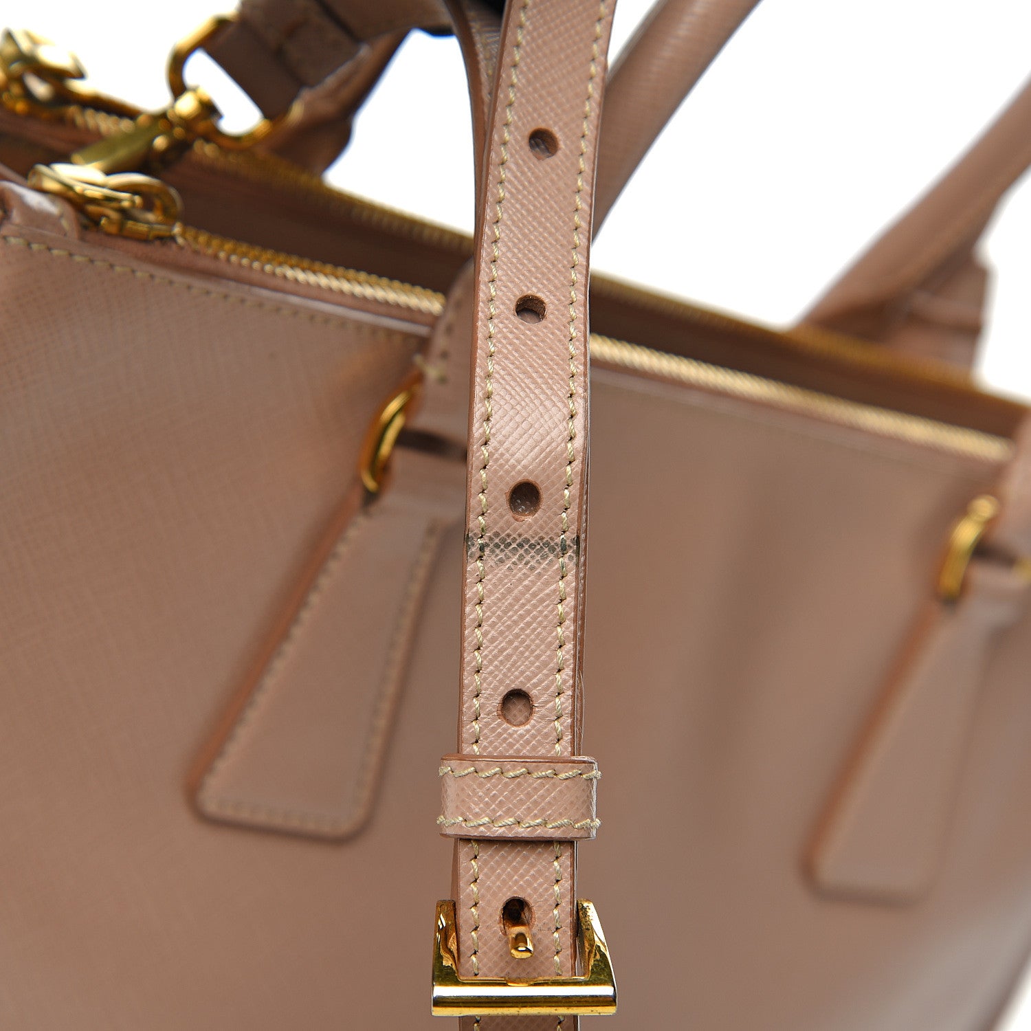 Prada Saffiano Small Galleria Double Zip Tote Cammeo 11 of 15