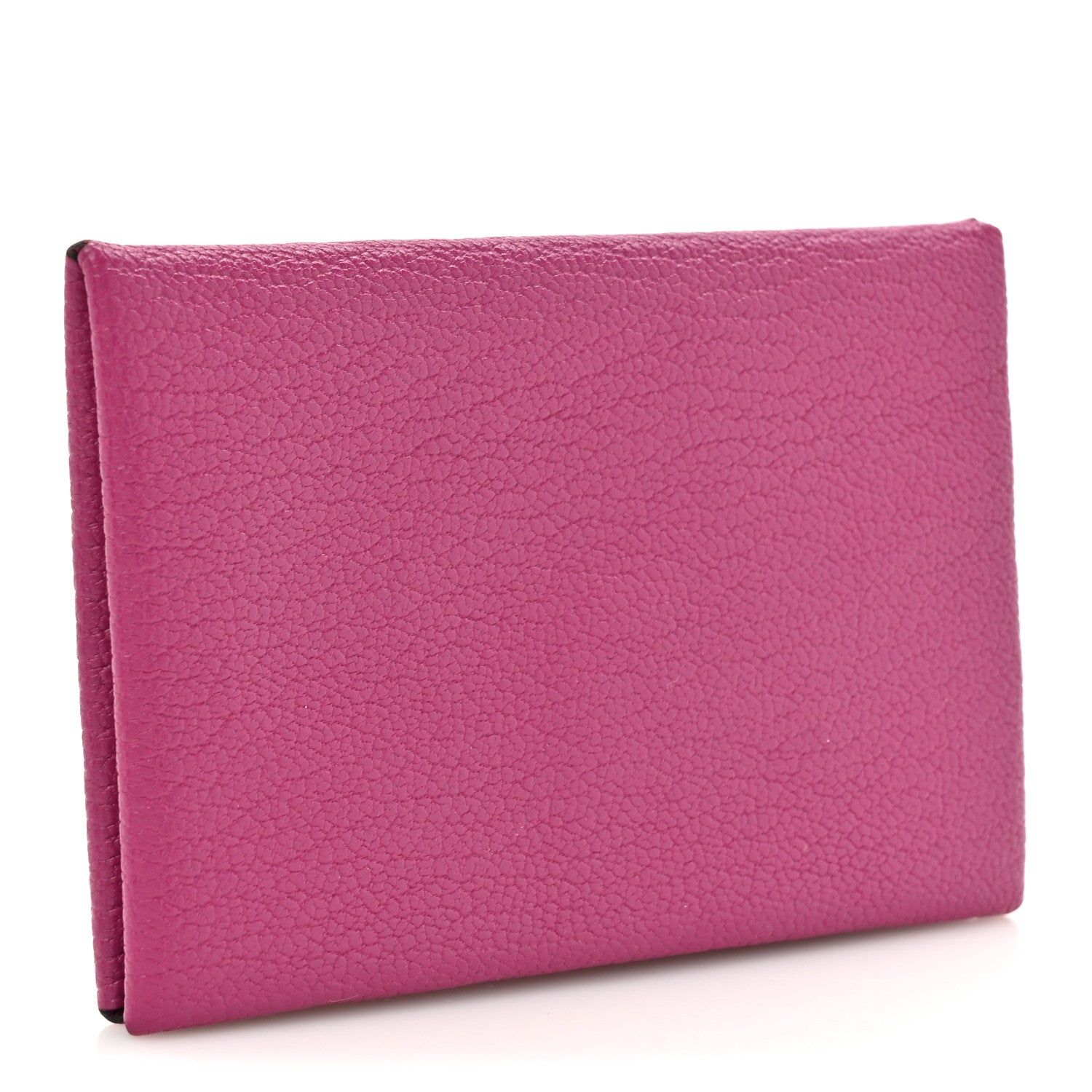 Hermes Chevre Mysore Calvi Card Case Rose Pourpre 3 of 7