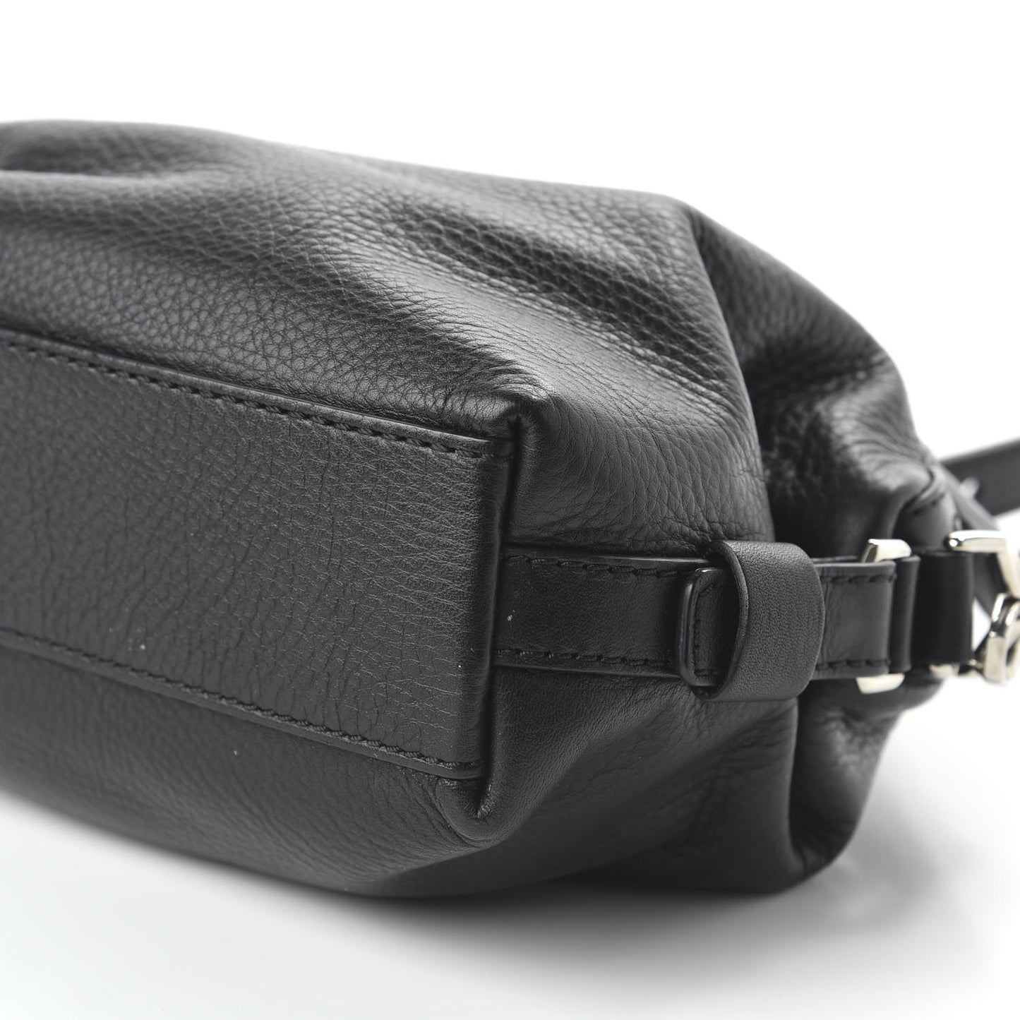Waxed Calfskin Micro Nightingale Black