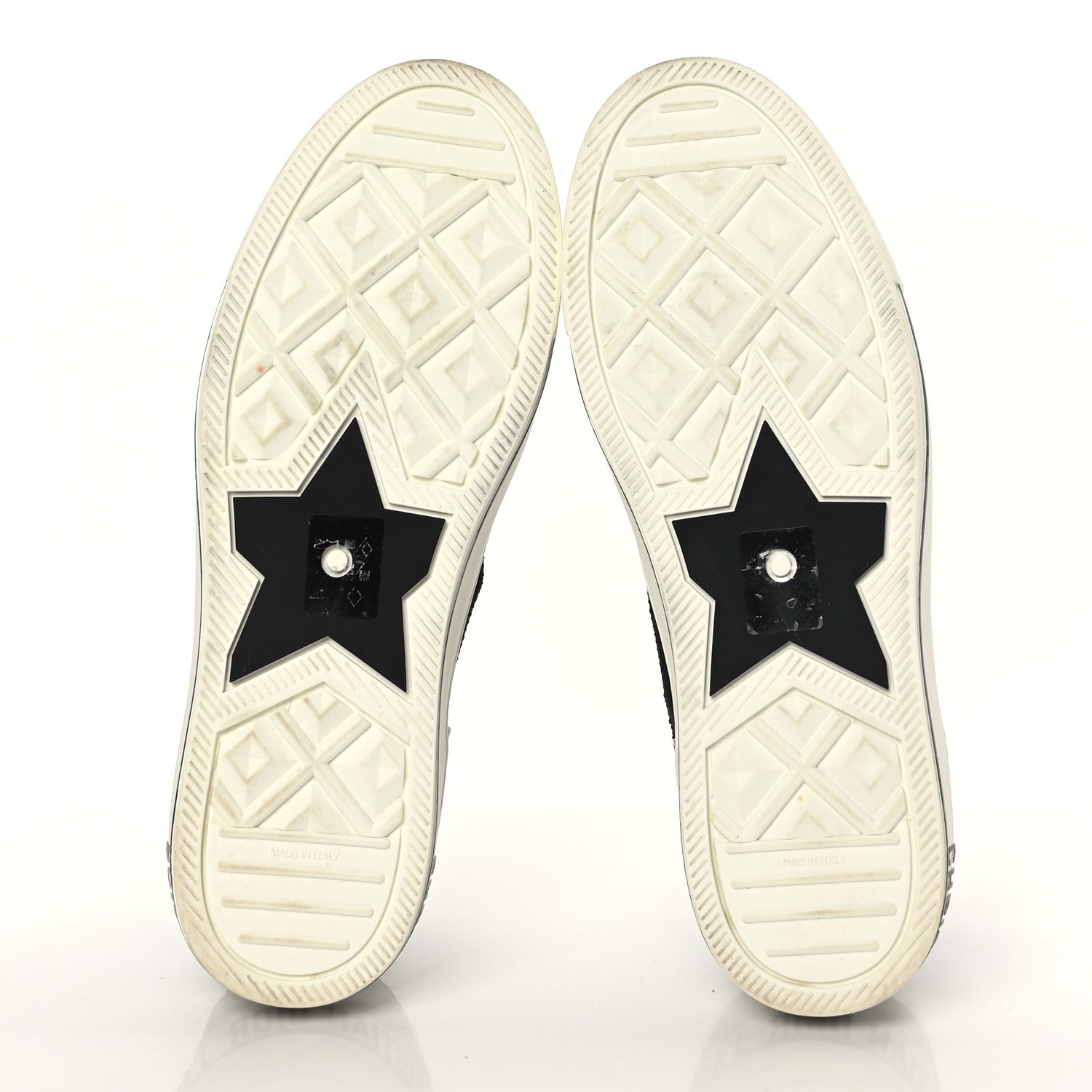 Christian Dior Technical Knit Calfskin Womens Walk'N'Dior High Top Sneakers 41.5 Black 6 of 8