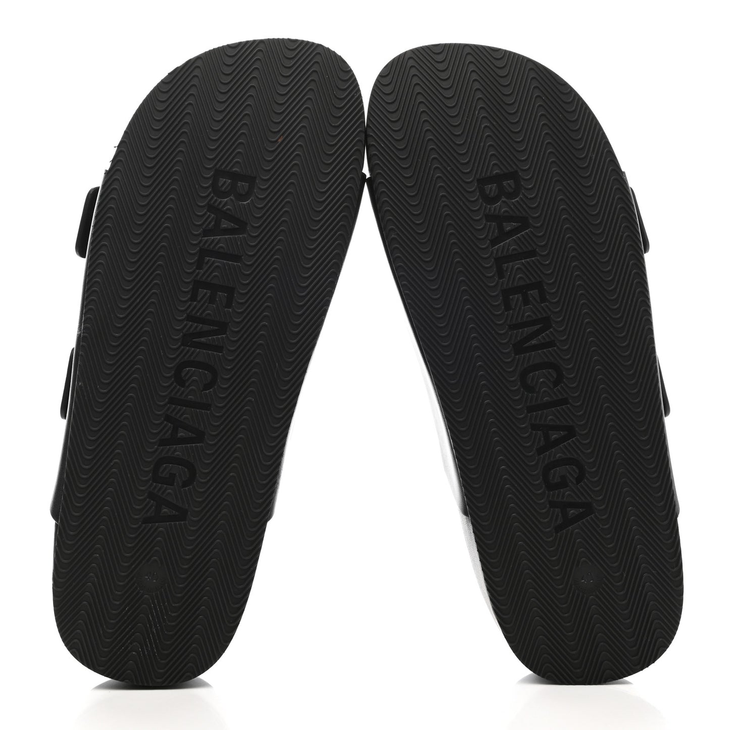 Smooth Nappa Mallorca Platform 50mm Slide Sandals 40 Black