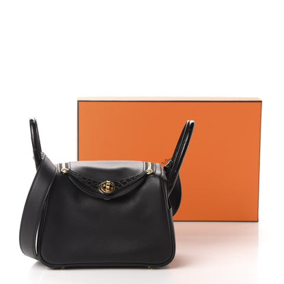 Hermes Swift Matte Alligator Mini Touch Lindy 20 Black 11 of 11
