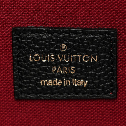 Louis Vuitton Empreinte Monogram Giant Felicie Pochette Black Beige 9 of 12