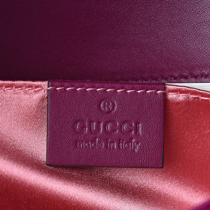 Gucci Velvet Matelasse Mini GG Marmont Shoulder Bag Fuchsia Violet Cyclamen 6 of 10