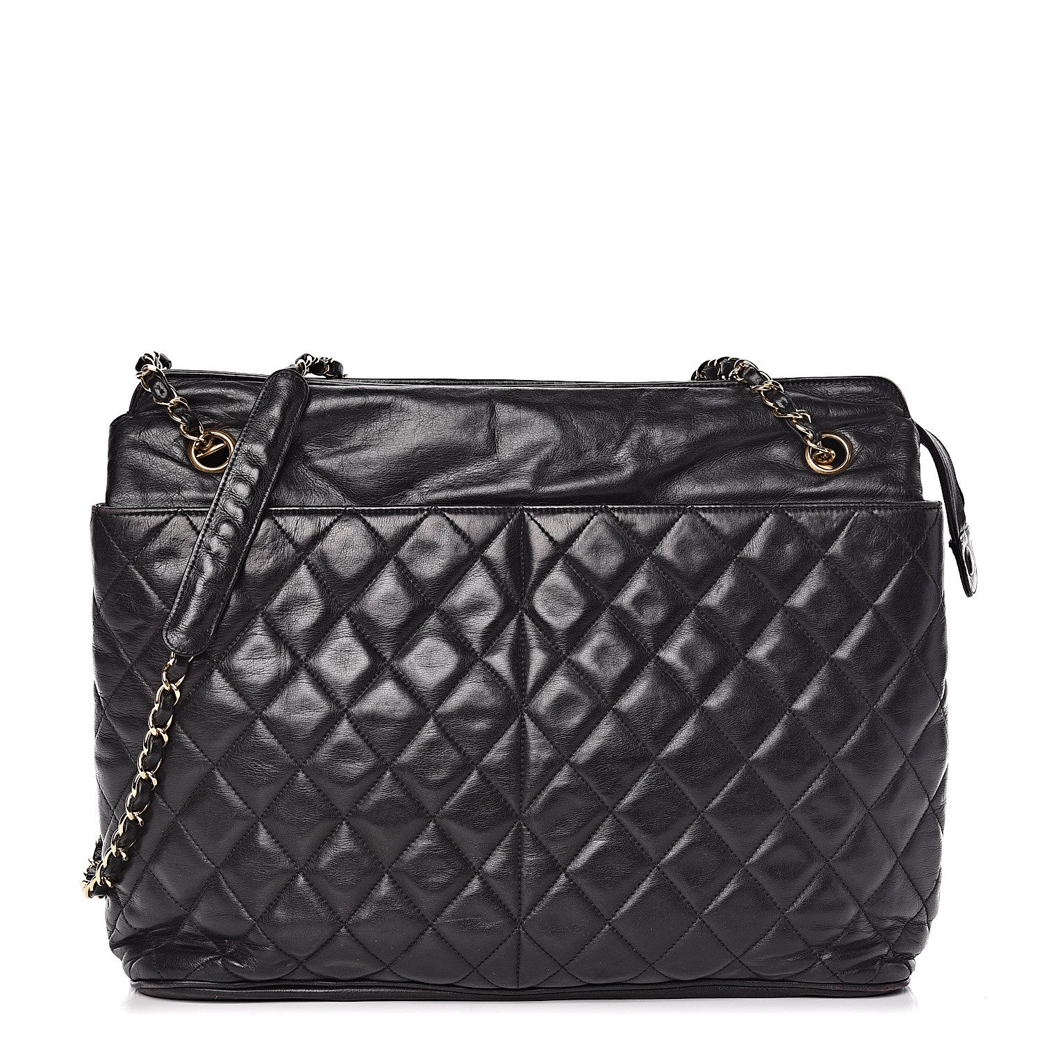 Chanel Lambskin Quilted Shoulder Bag Black 1 of 21