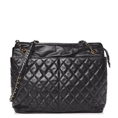 Chanel Lambskin Quilted Shoulder Bag Black 1 of 21