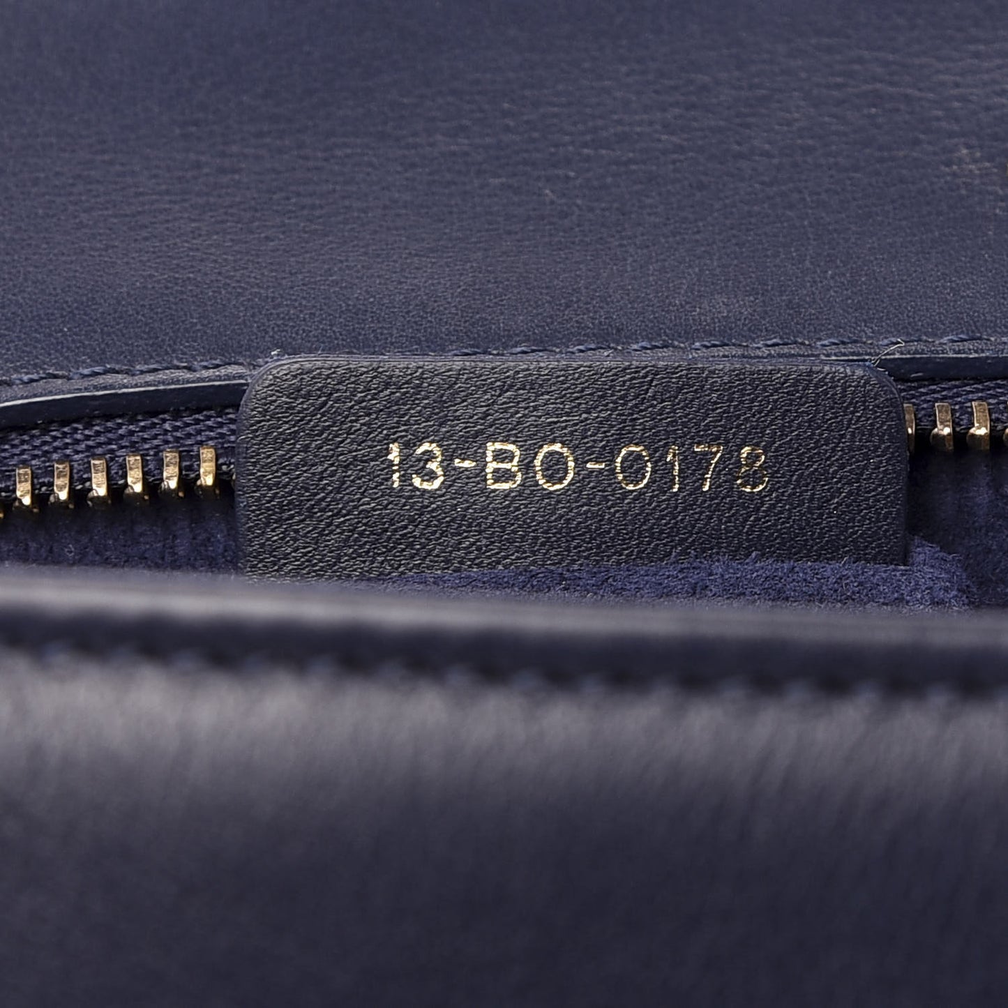 Lambskin Studded Medium Diorama Flap Bag Navy Blue