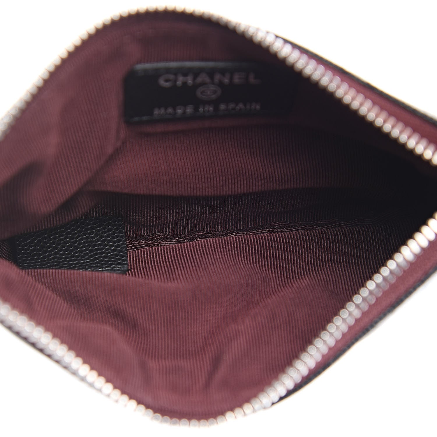 Chanel Caviar Quilted Small Cosmetic Case Black 5 of 8