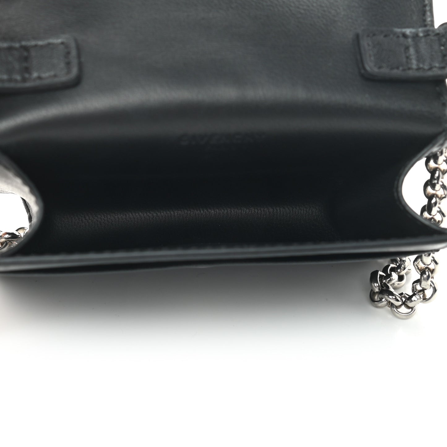 Calfskin Wing Card Case Black