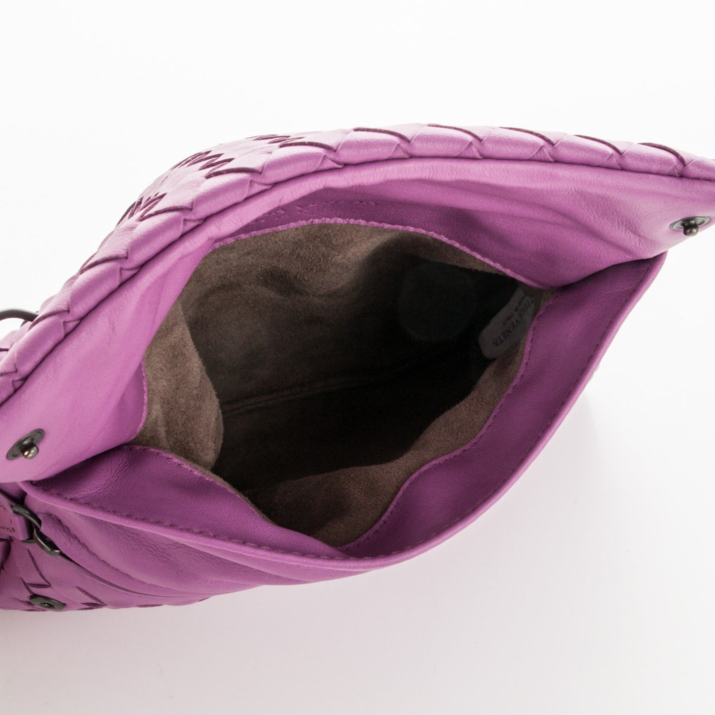 Nappa Intrecciato Mini Chain Messenger Peony