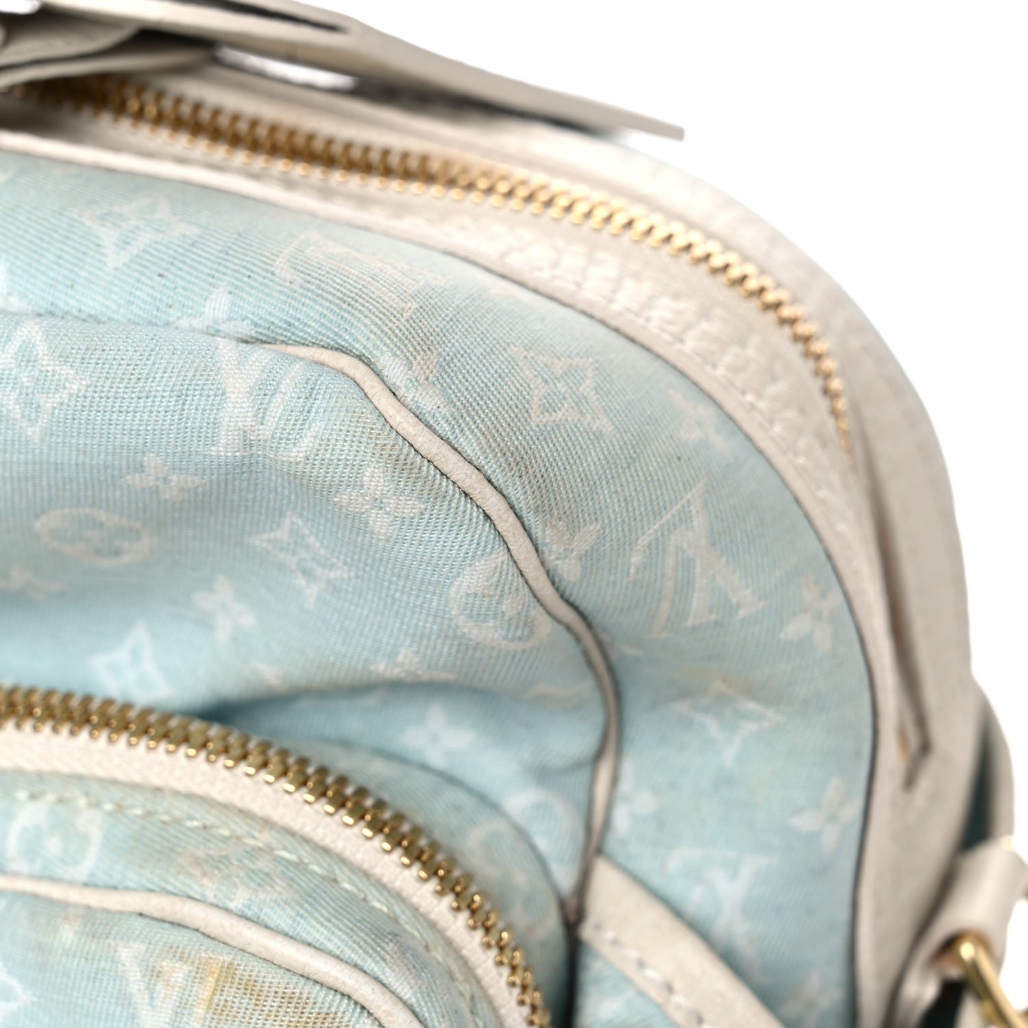 Louis Vuitton Mini Lin Sac a Langer Diaper Bag Blue 35 of 43