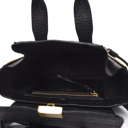 3.1 Phillip Lim Textured Calfskin Mini Pashli Satchel Black 5 of 9