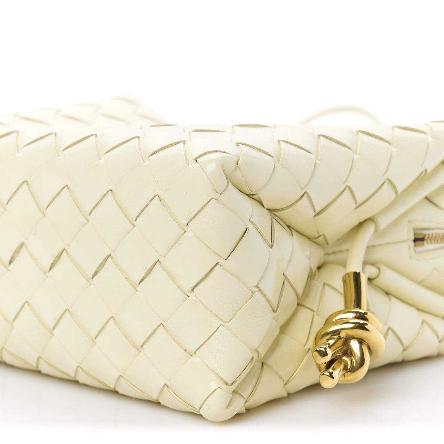 Nappa Intrecciato Small Loop Camera Bag Yellow Maze