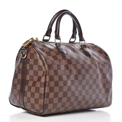 Louis Vuitton Damier Ebene Speedy Bandouliere 30 3 of 15