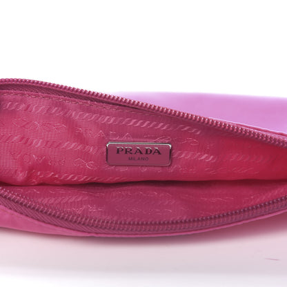 Prada Tessuto Nylon Saffiano Wristlet Fuxia 6 of 6