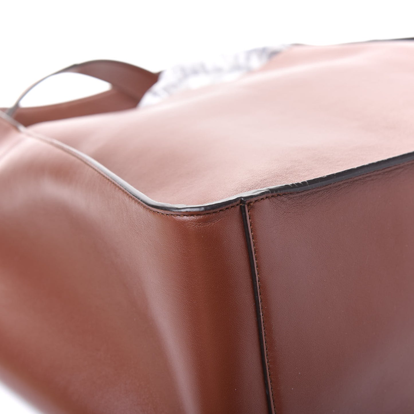 Eco Alter Nappa East West Perforated Tote Brown