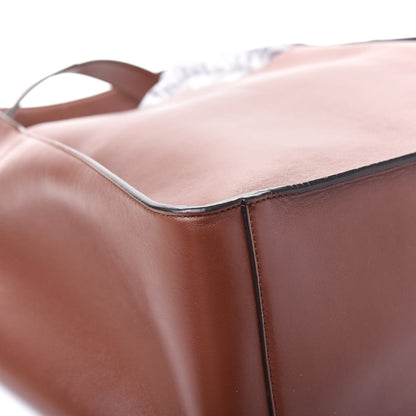 Stella McCartney Eco Alter Nappa East West Perforated Tote Brown 7 of 10