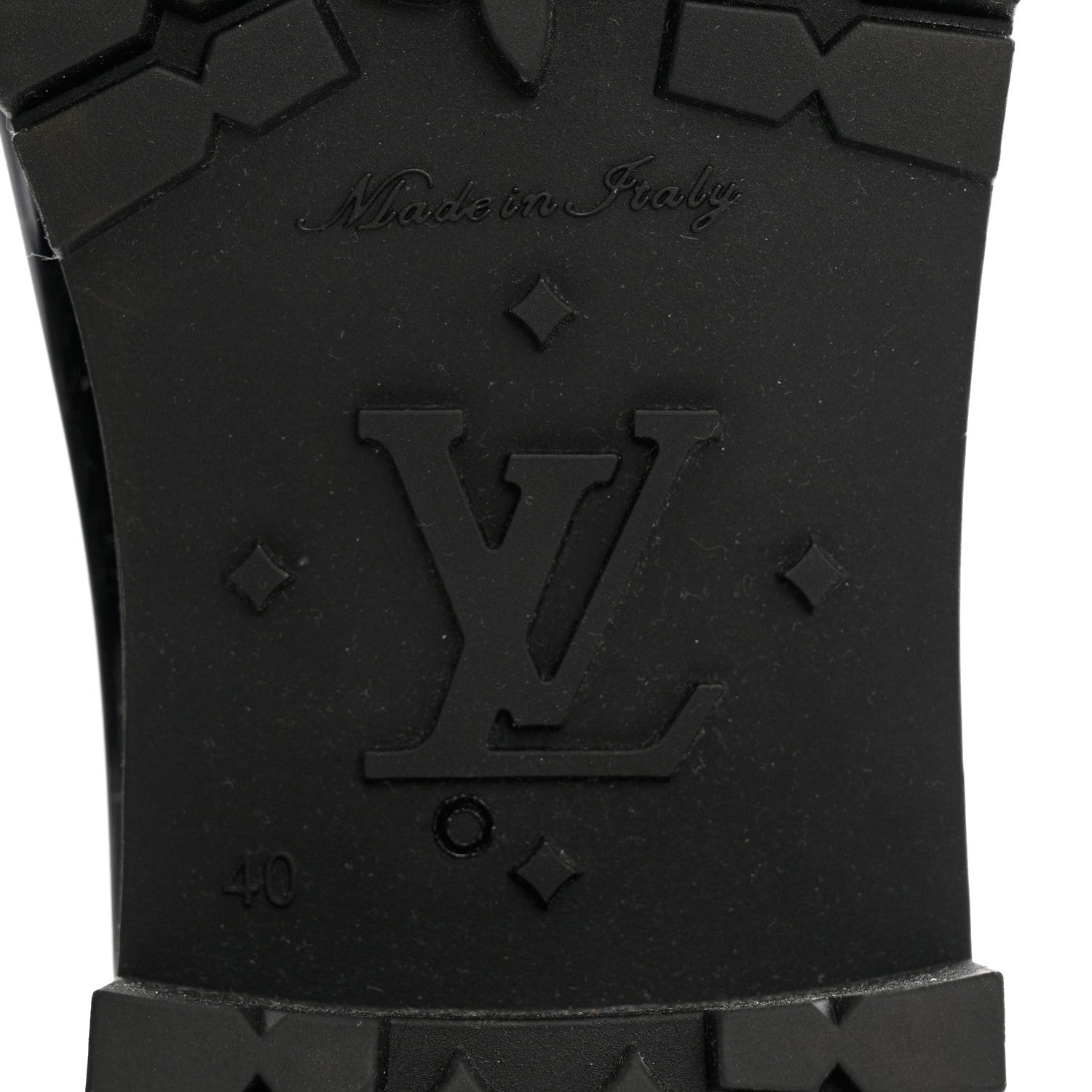 Louis Vuitton Rubber Embossed Monogram Splash Rain Boots 40 Black 7 of 7