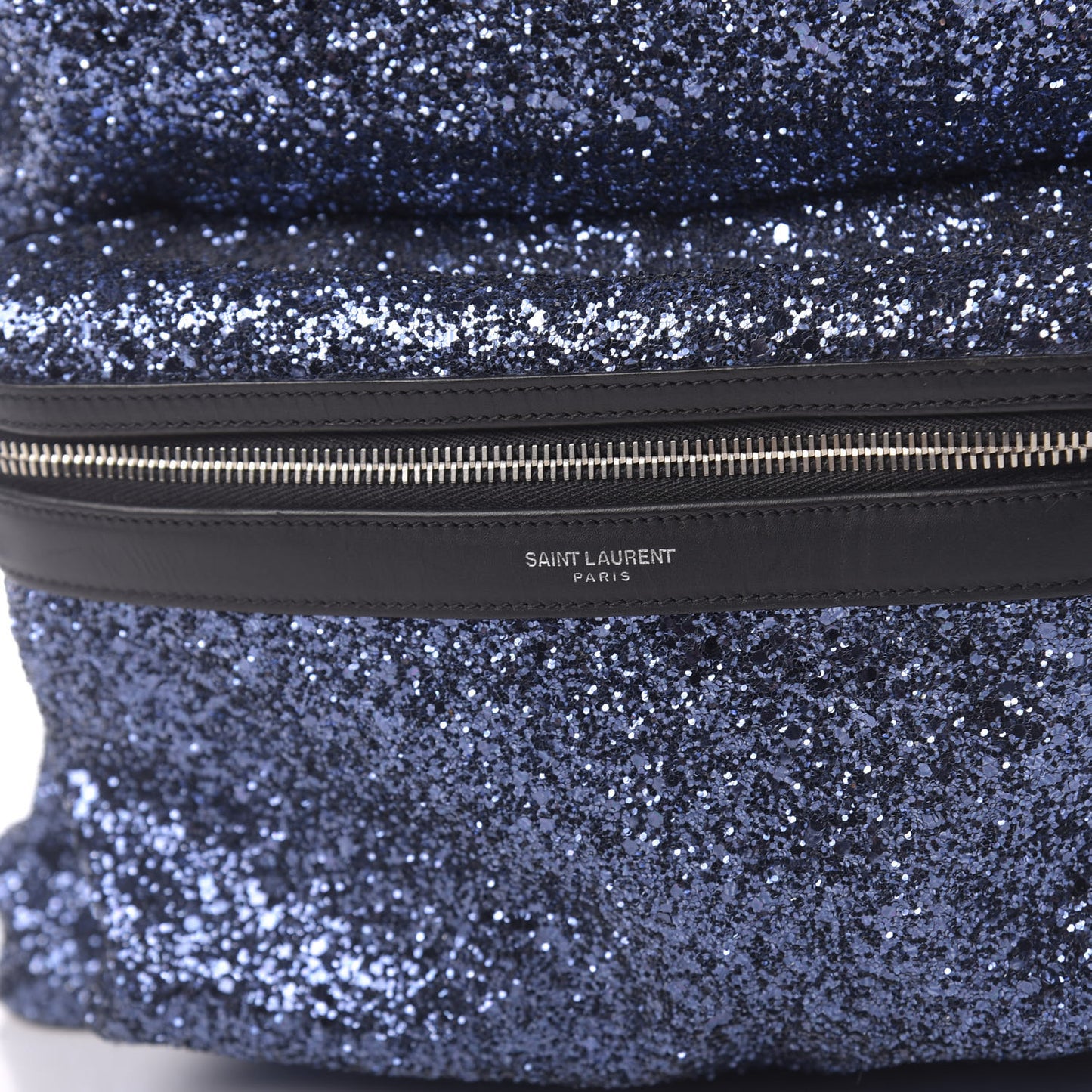 Glitter Canvas City Backpack Blue
