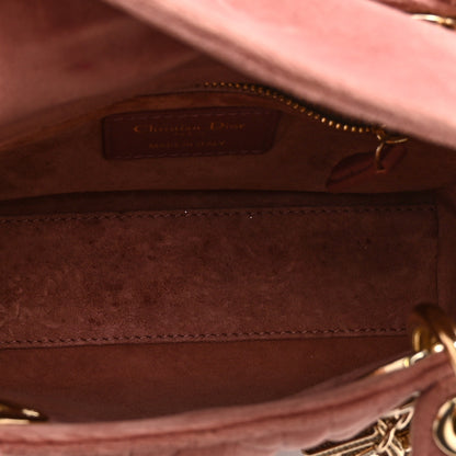 Christian Dior Velvet Mini Lady Dior Pink 5 of 10