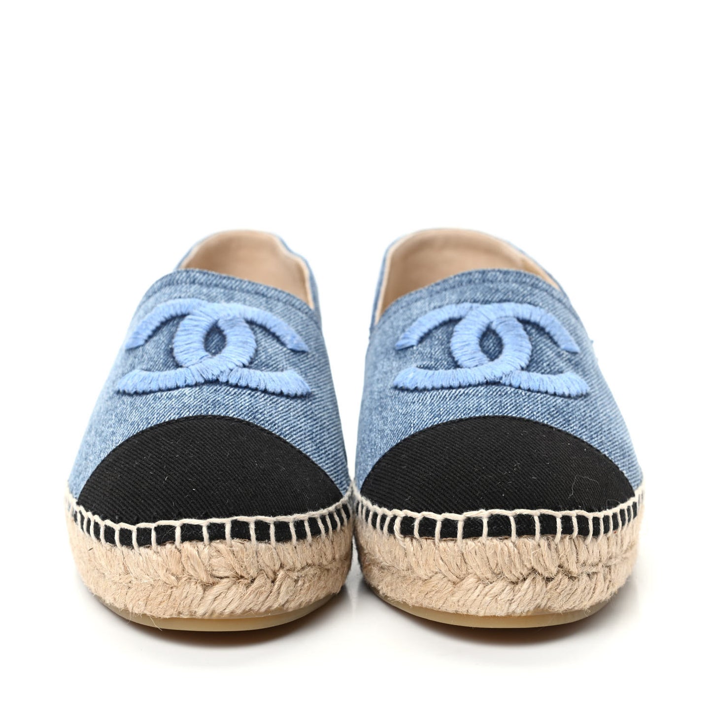 Denim CC Espadrilles 41 Blue Black